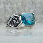 انگشتر توپاز سویسی اصلی