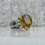 انگشتر الکساندریت 7 رنگ قابلیت تقییر رنگ در هر نوری