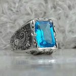 انگشتر توپاز سویسی اصلی