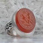 انگشتر عقیق یمن خطی