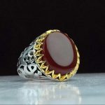 انگشتر عقیق یمن سرخ اصلی