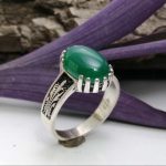 انگشتر عقیق سبز