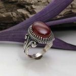 انگشتر عقیق سرخ خراسانی