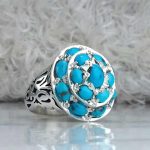 انگشتر جواهری تمام فیروزه نیشابوری اصلی