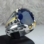 انگشتر ياقوت کبود اصلی