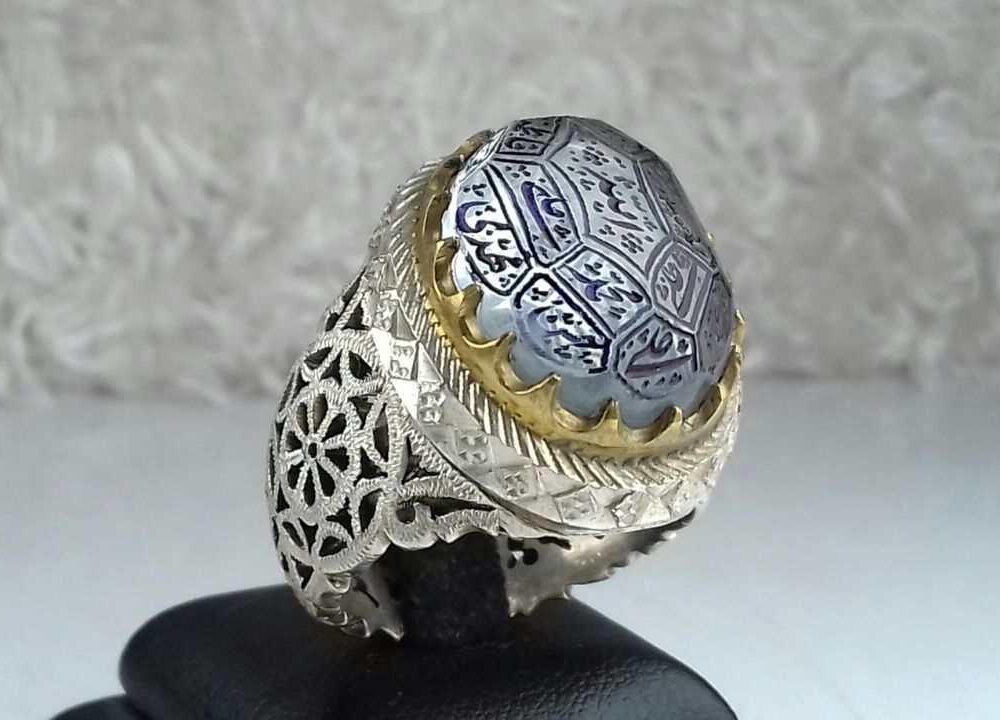 انگشتر دور نجف اصلی 14 معصوم
