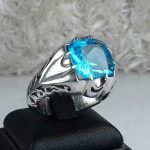 انگشتر توپاز سویسی اصلی