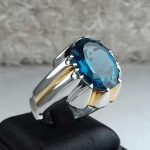 انگشتر توپاز لندن درجه یک اصلی