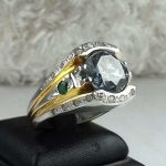 انگشتر موزونایت الماس روسی