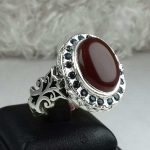 انگشتر عقیق یمن سرخ اصلی