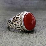 انگشتر عقیق یمن سرخ اصلی