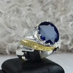 انگشتر ياقوت کبود اصلی آفریقایی