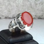 انگشتر عقیق یمن سرخ اصلی