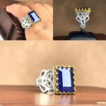 انگشتر یاقوت کبود اصلی آفریقایی