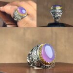 انگشتر عقیق یمن سوسنی