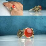 انگشتر عقیق یمن سرخ اصلی