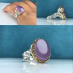 انگشتر عقیق یمن سوسنی اصلی