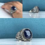 انگشتر یاقوت کبود اصلی آفریقایی