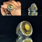 انگشتر حدید طلایی عین علی