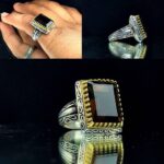 انگشتر کوارتز دودی