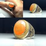 انگشتر یاقوت زرد اصلی