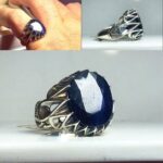 انگشتر یاقوت کبود اصلی آفریقایی