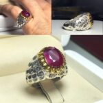 انگشتر یاقوت سرخ اصلی آفریقایی