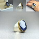 انگشتر یاقوت کبود اصلی آفریقایی