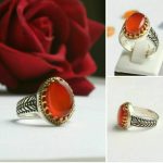 انگشتر عقیق یمن سرخ اصلی