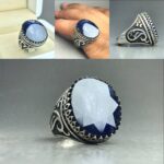 انگشتر یاقوت کبود اصلی آفریقایی درشت