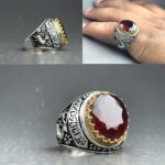 انگشتر یاقوت قرمز سیلان اصلی