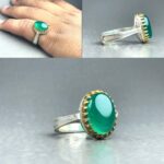 انگشتر عقیق سبز اصلی
