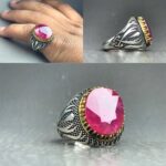 انگشتر یاقوت سرخ اصلی آفریقایی