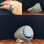 انگشتر یاقوت کبود اصلی آفریقایی