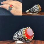 انگشتر عقیق یمن سرخ اصلی
