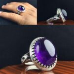انگشتر آمتیست اصلی آفریقایی