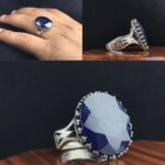 انگشتر یاقوت کبود اصلی آفریقایی