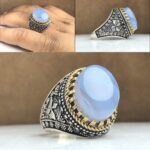 انگشتر عقیق یمنی کبود اصلی