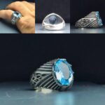 انگشتر توپاز سویسی اصلی