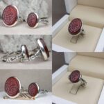 انگشتر ست عقیق خطی