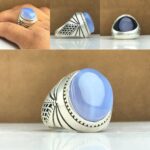 انگشتر عقیق یمن کبود اصلی