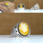 انگشتر یاقوت زرد اصلی