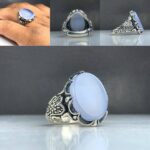 انگشتر عقیق یمن کبود اصلی