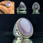 انگشتر عقیق سوسنی