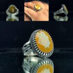 انگشتر یاقوت زرد آفریقایی اصل