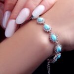 دستبند جواهری فیروزه نیشابوری اصل