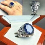 انگشتر یاقوت کبود اصل آفریقایی