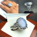 انگشتر عقیق یمن کبود اصل