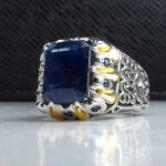 انگشتر یاقوت کبود اصل