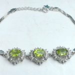 دستبند جواهری زبرجد اصل